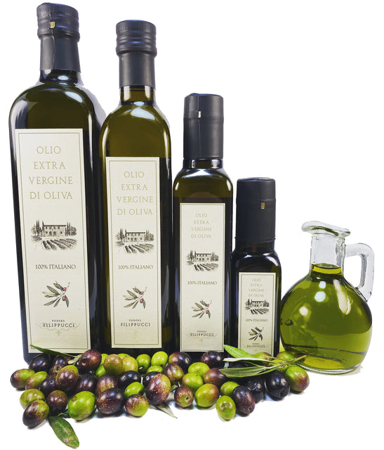 Olio di Spello Extravergine di Oliva 100% ITALIANO Filippucci